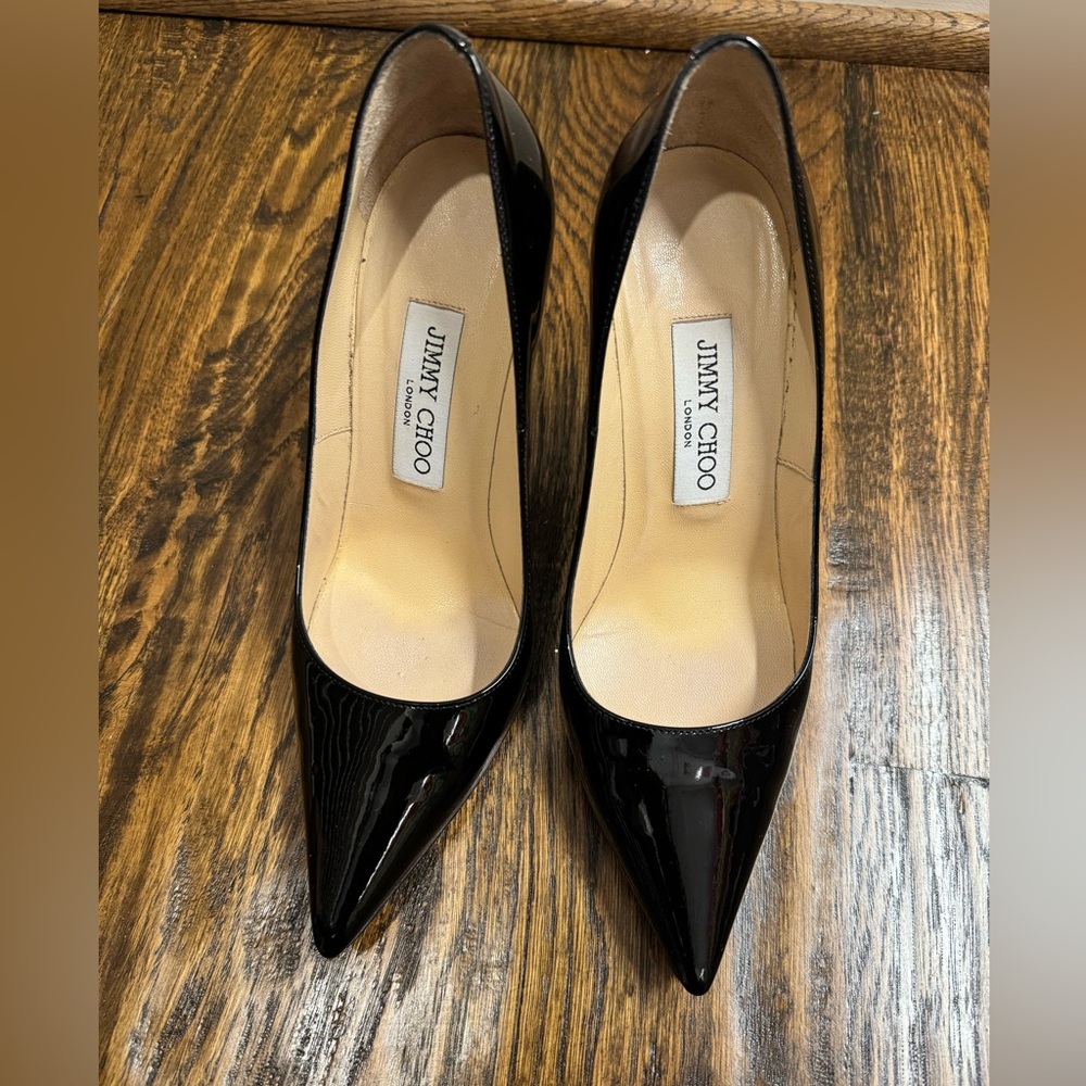 Jimmy Choo patent leather pumps